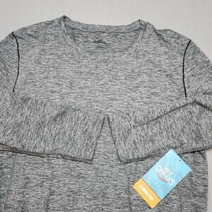 Hot Chillys Clima-Tek Crew Baselayer Shirt Grey Heather Women's XL NWT
